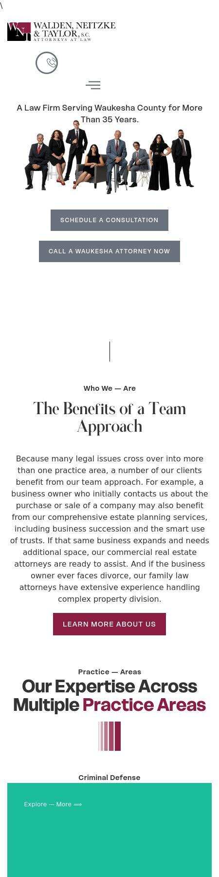 Walden, Schuster & Vaklyes, S.C. - Waukesha WI Lawyers