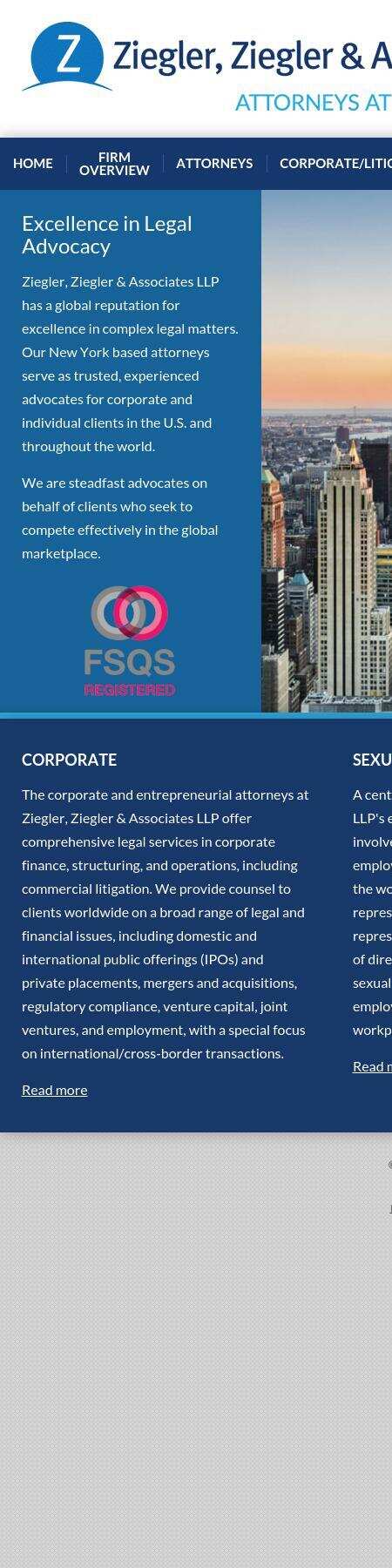Ziegler, Ziegler & Associates LLP - New York NY Lawyers