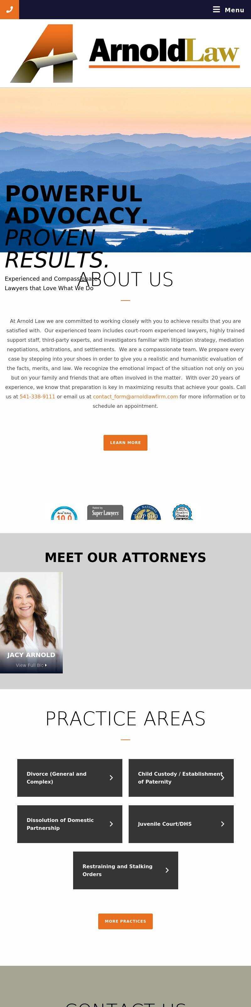 Arnold Law - Eugene OR Lawyers