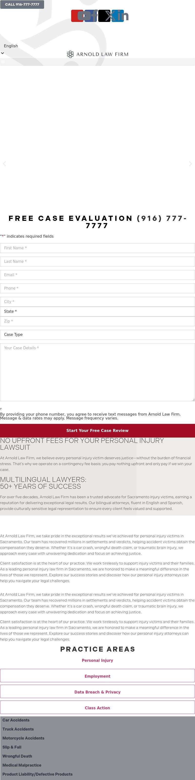 Arnold Law Firm - Sacramento CA Lawyers