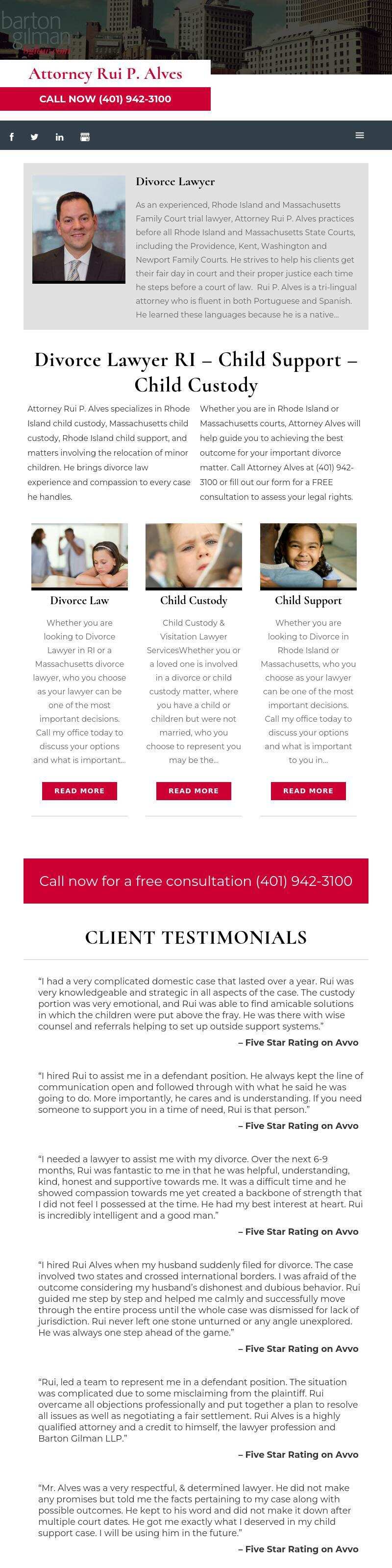 Attorney Rui P. Alves - Providence RI Lawyers