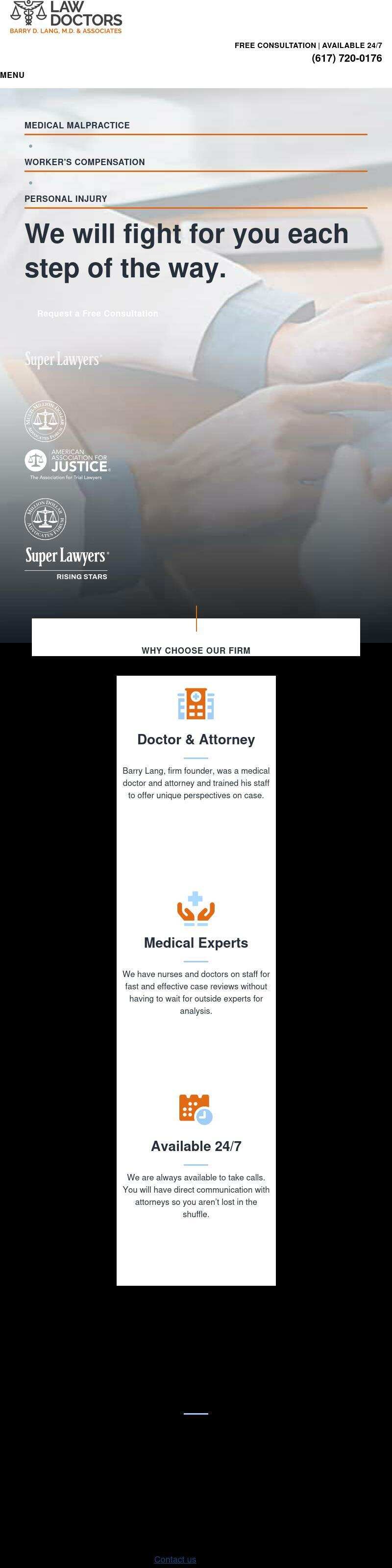 Barry D. Lang, M.D., & Associates - Newton MA Lawyers