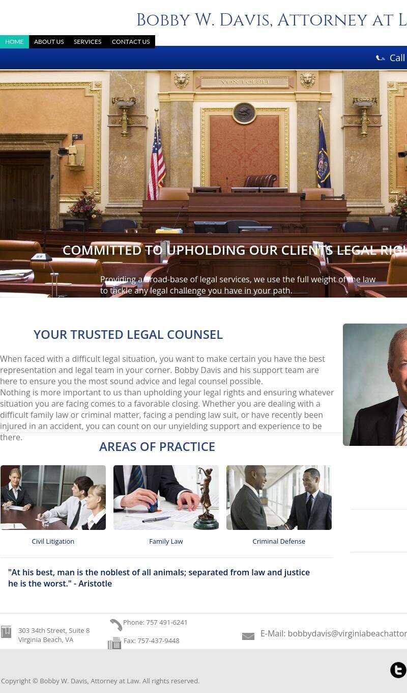 Bobby W. Davis P.C. - Virginia Beach VA Lawyers