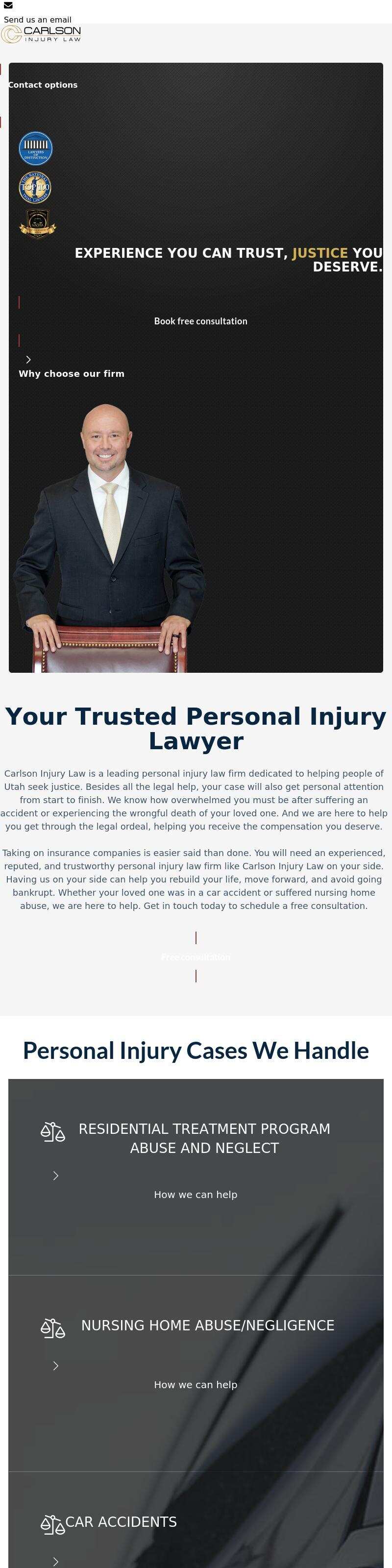 Carlson Injury Law - Syracuse UT Lawyers