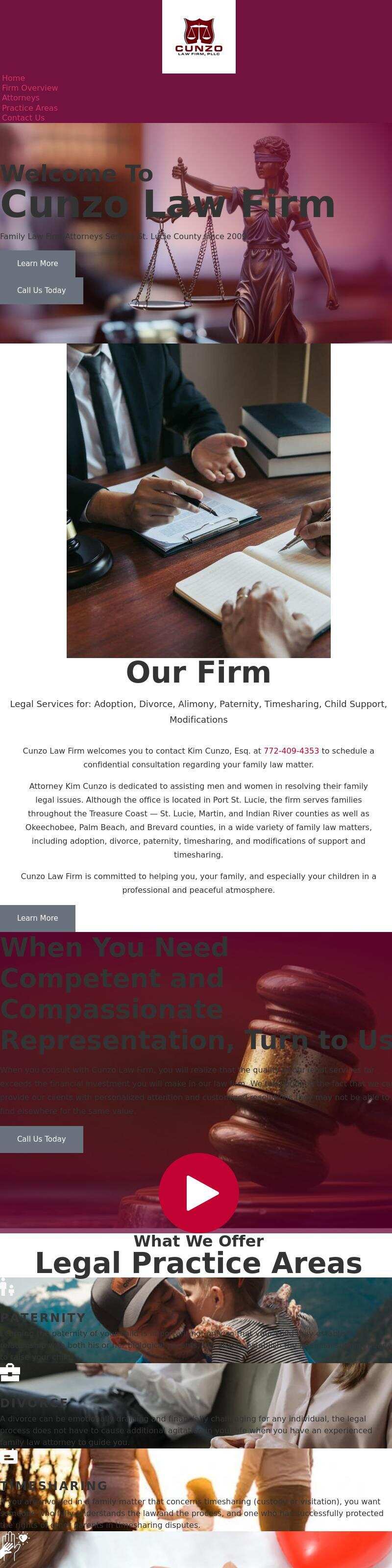 Cunzo Law Firm, PLLC - Fort Pierce FL Lawyers