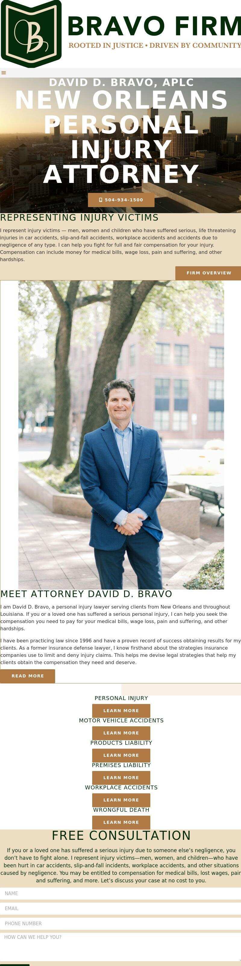 David D. Bravo - New Orleans LA Lawyers