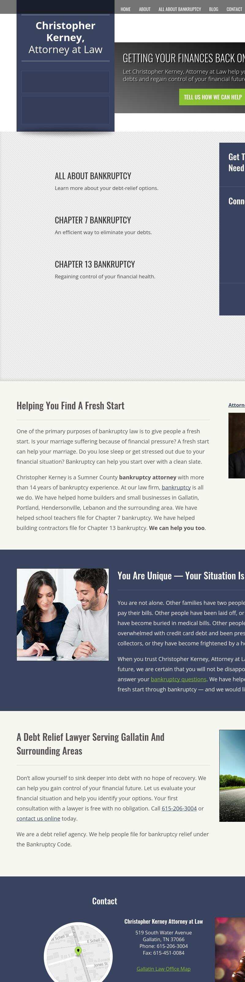 David Holmes, Bankruptcy Law - Gallatin TN Lawyers