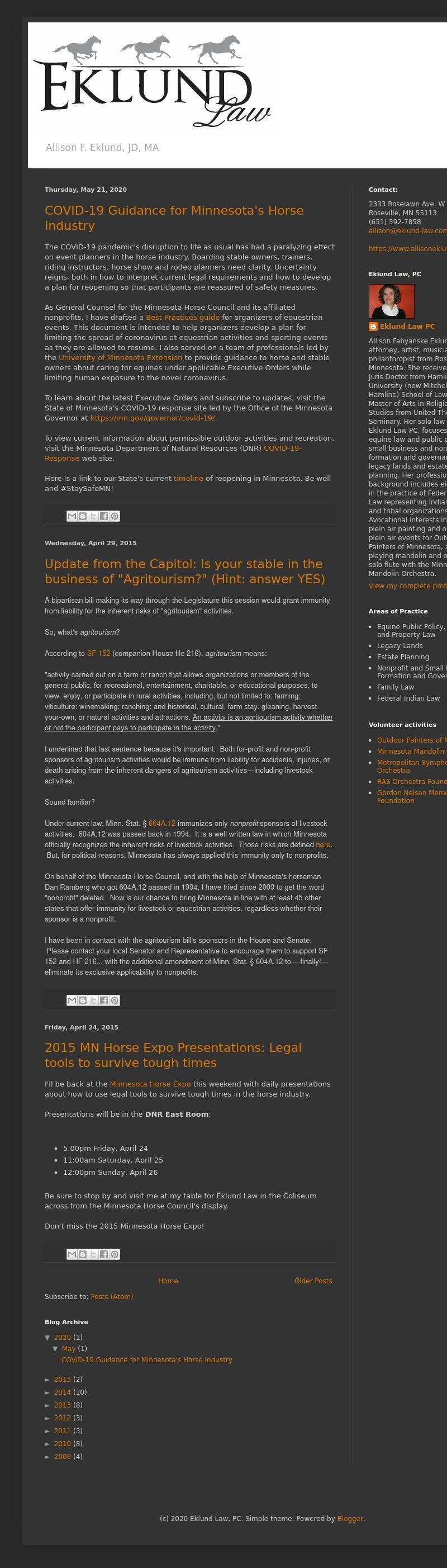 Eklund Law, PC - Roseville MN Lawyers