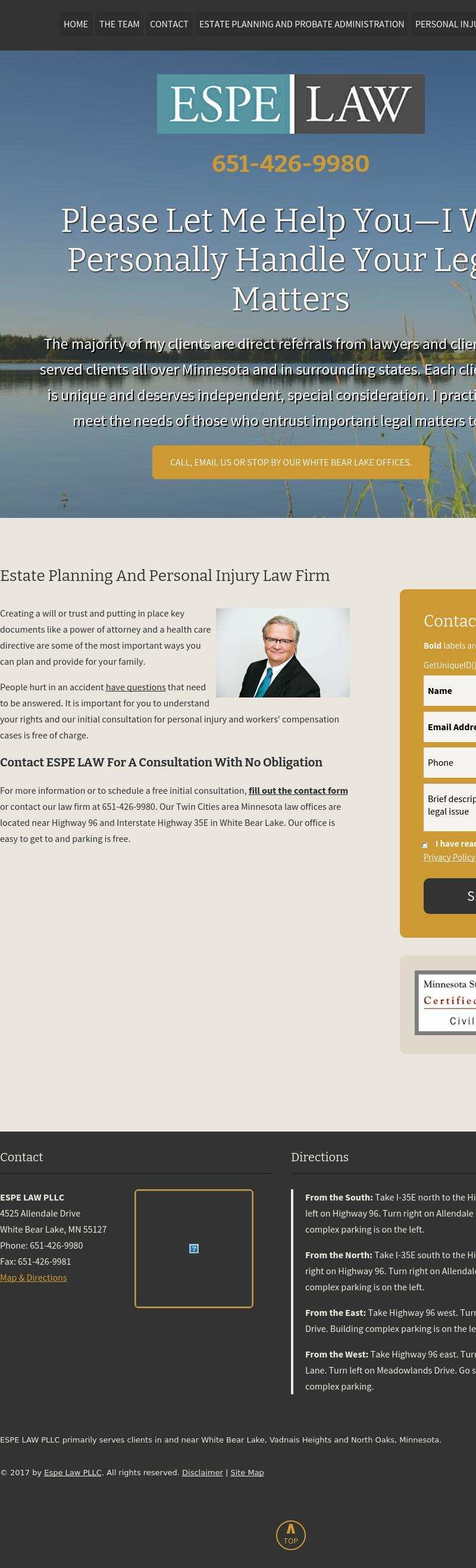 Espe Law PLLC - White Bear Lake MN Lawyers
