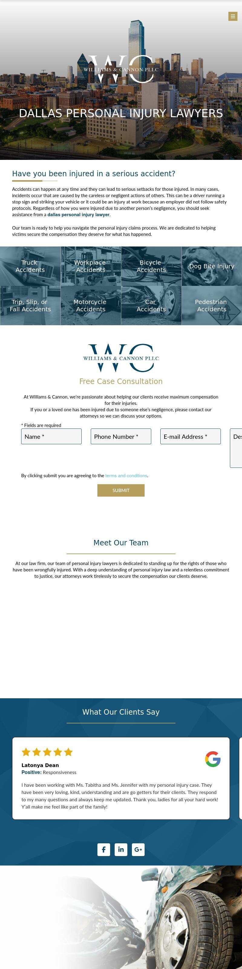 Johnson, Zegen, Scott & Williams, PLLC - Dallas TX Lawyers