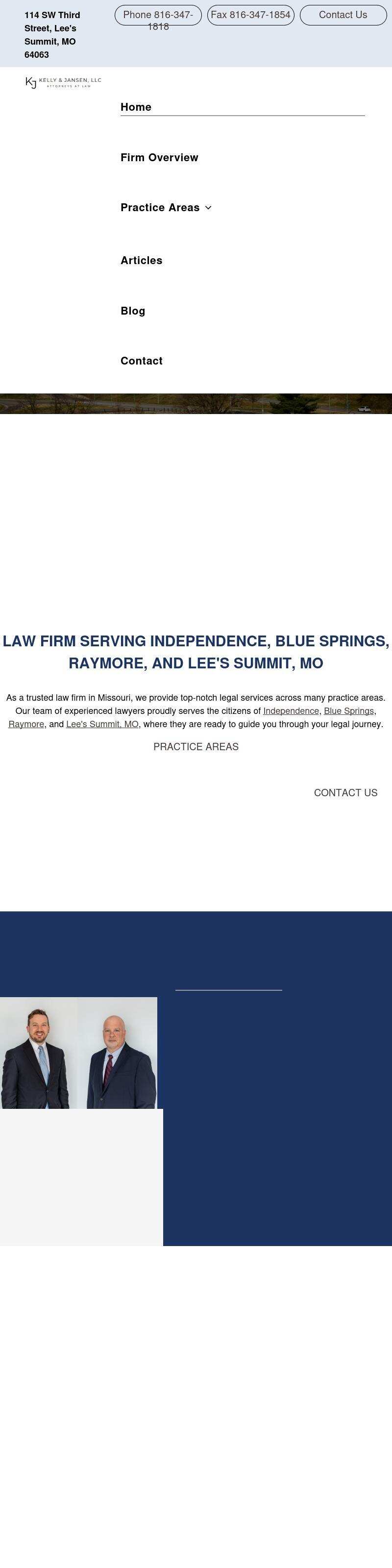 Kelly, Symonds & Reed, LLC - Lee's Summit MO Lawyers