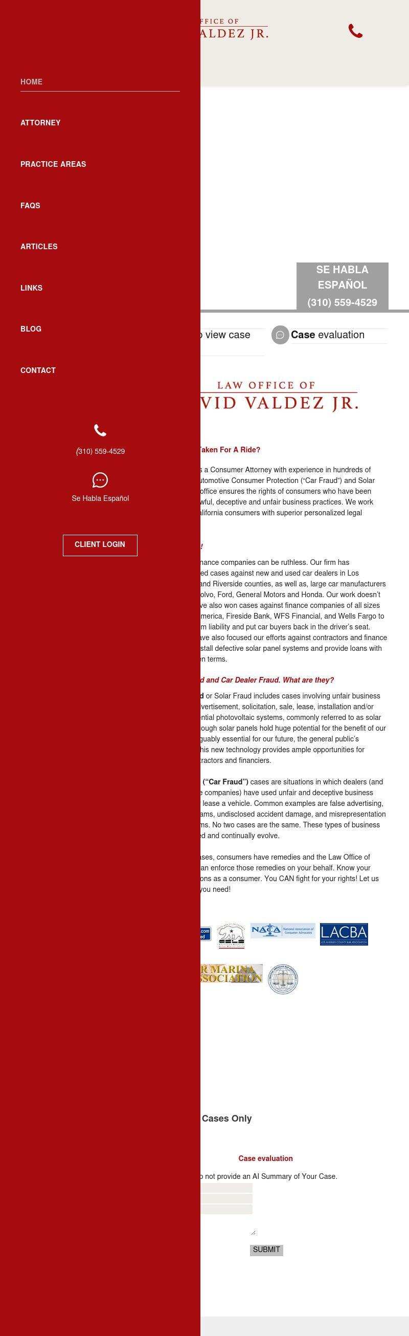Law Office of David Valdez Jr. - Culver City CA Lawyers