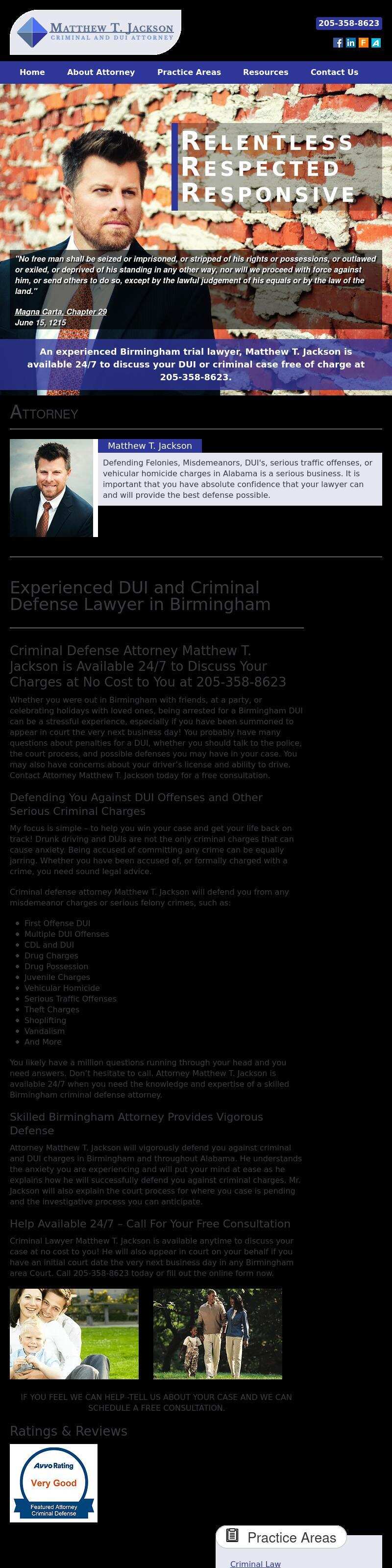 Law Office of Matthew T. Jackson - Pelham AL Lawyers