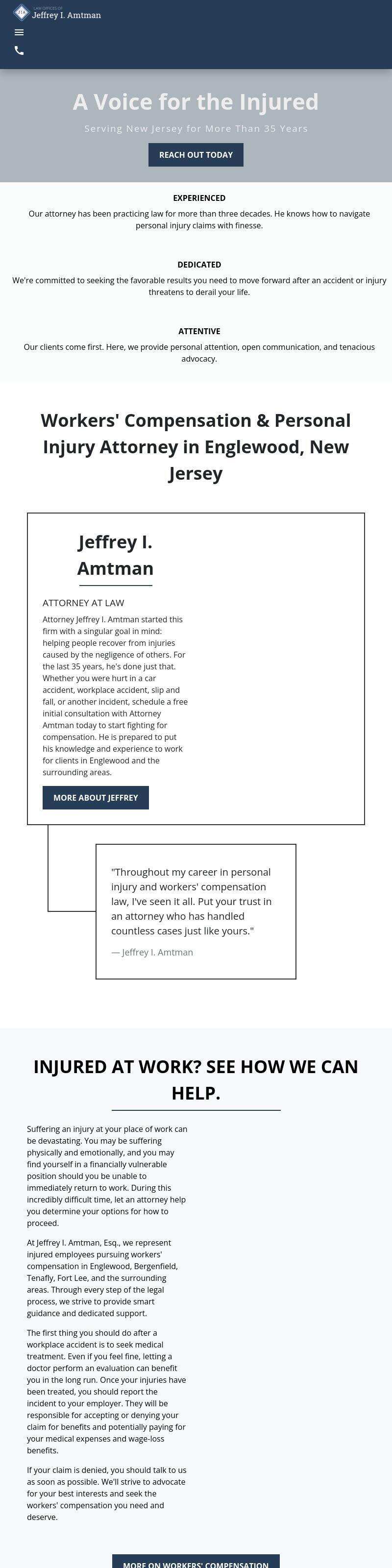 Law Offices of Jeffrey I. Amtman - Englewood NJ Lawyers