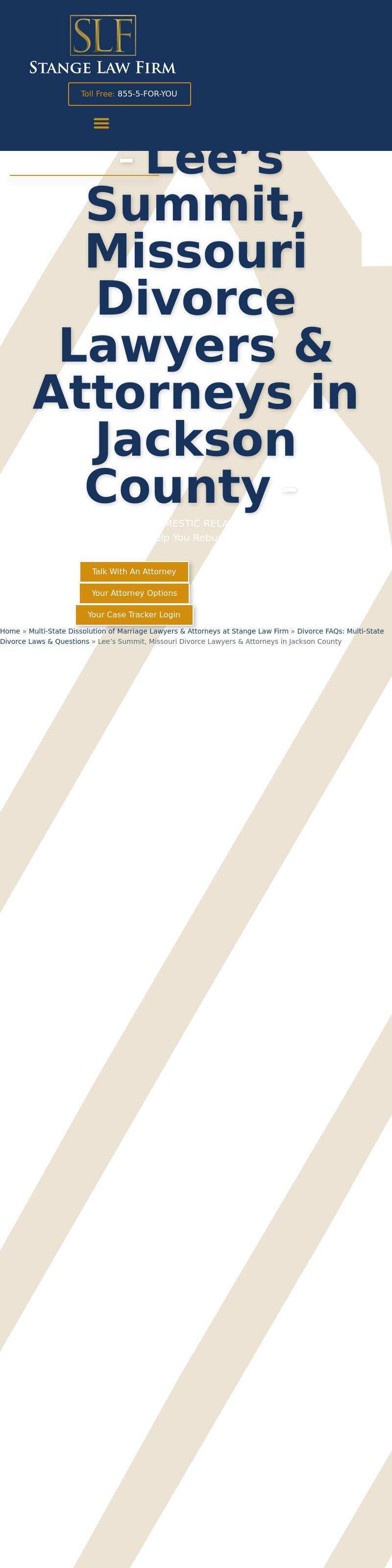 Stange Law Firm, PC - Lee's Summit MO Lawyers