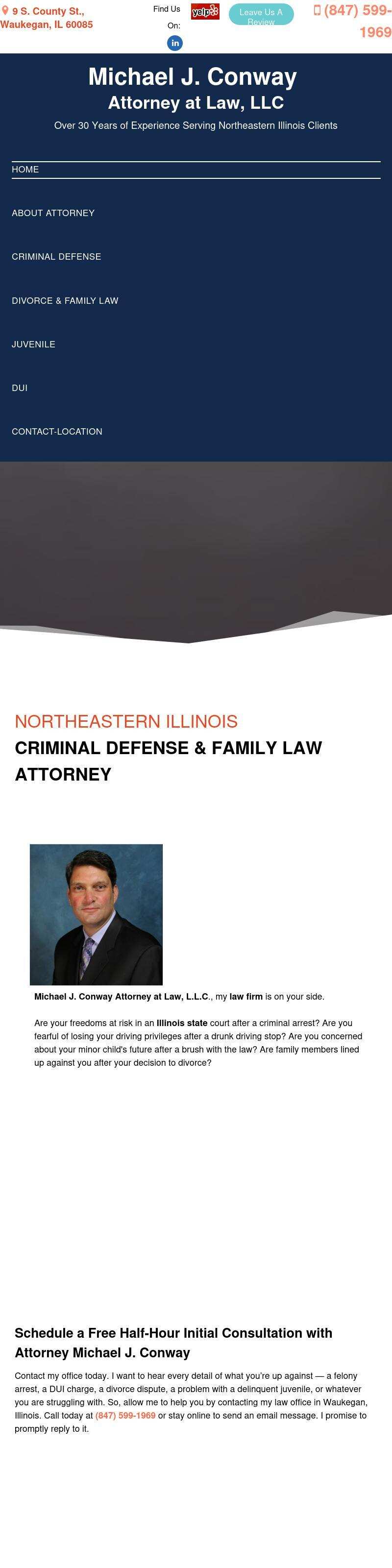 Michael J. Conway Attorney at Law, L.L.C. - Waukegan IL Lawyers