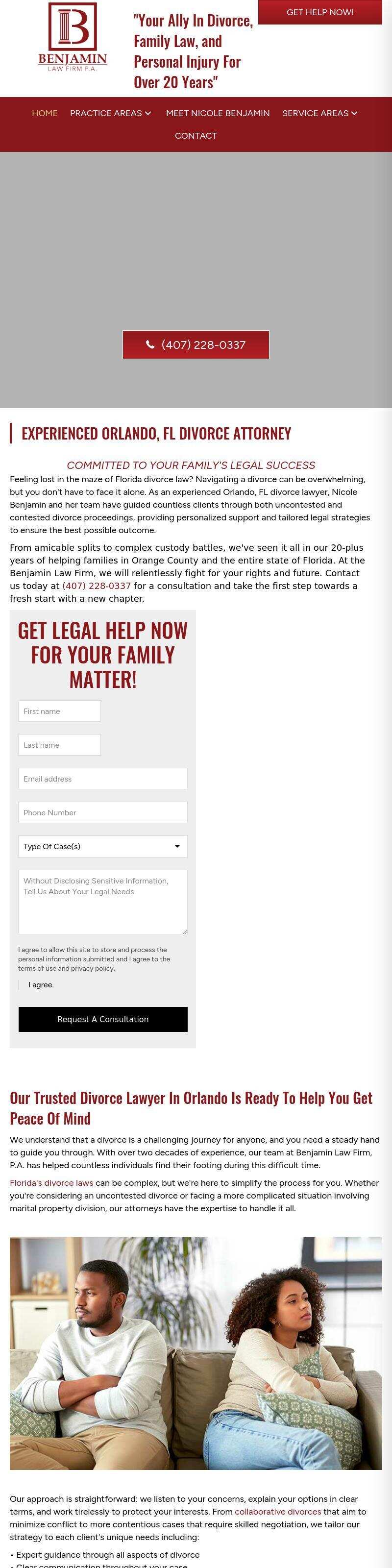 Benjamin Law Firm, P.A. - Orlando FL Lawyers
