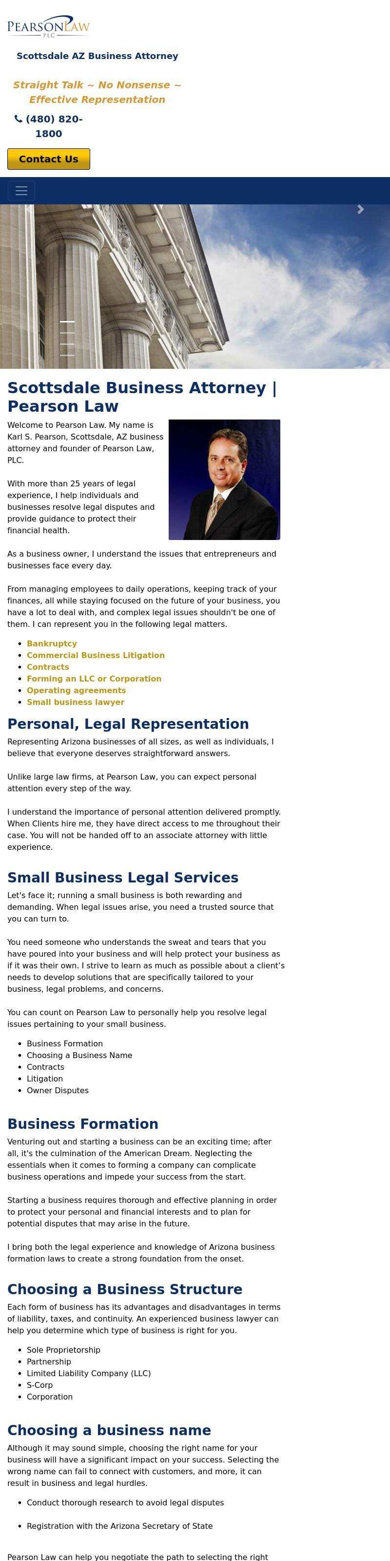 Pearson Law, PLC - Scottsdale AZ Lawyers