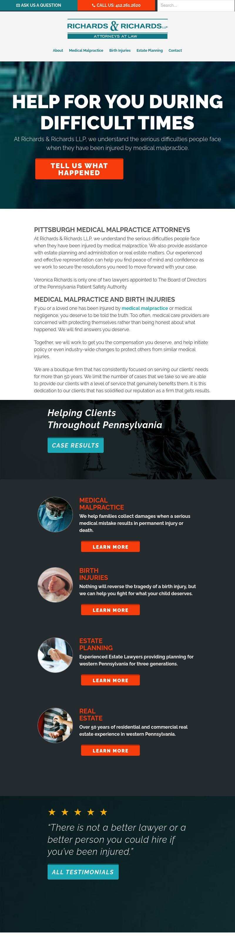 Richards & Richards, LLP - Pittsburgh PA Lawyers