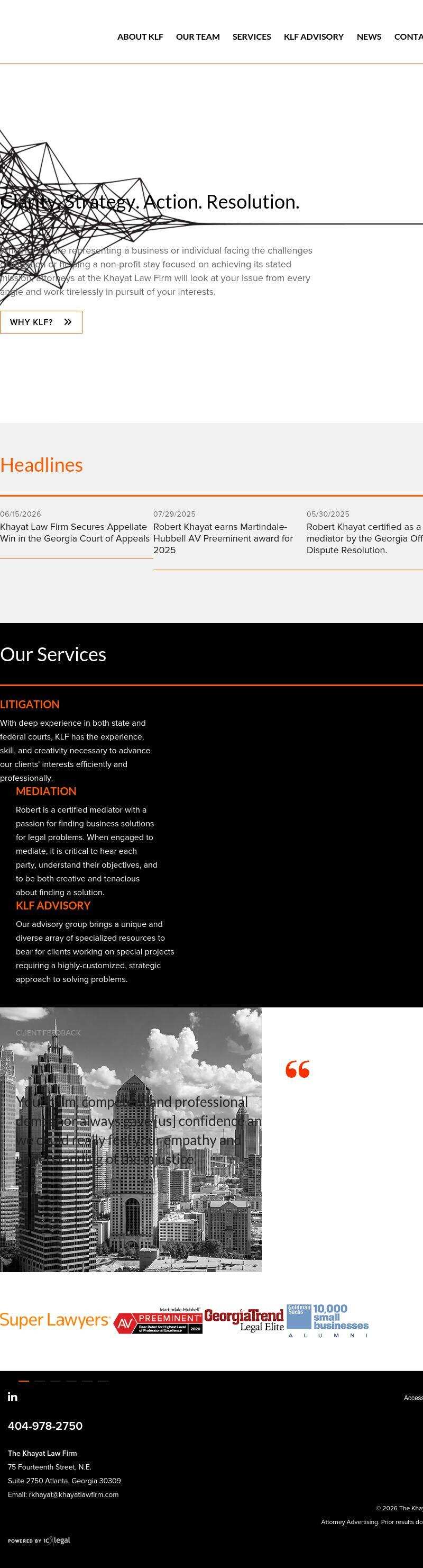 Robert Khayat - Atlanta GA Lawyers