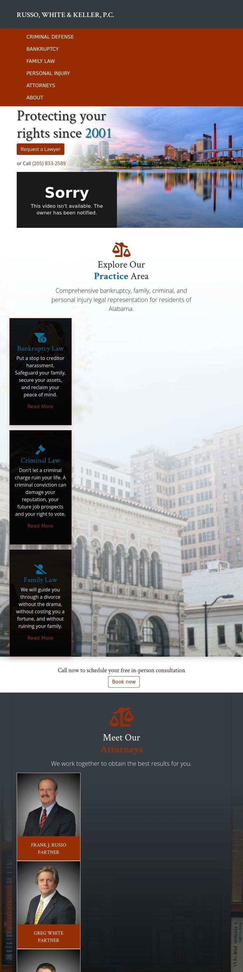 Russo White & Keller PC - Birmingham AL Lawyers