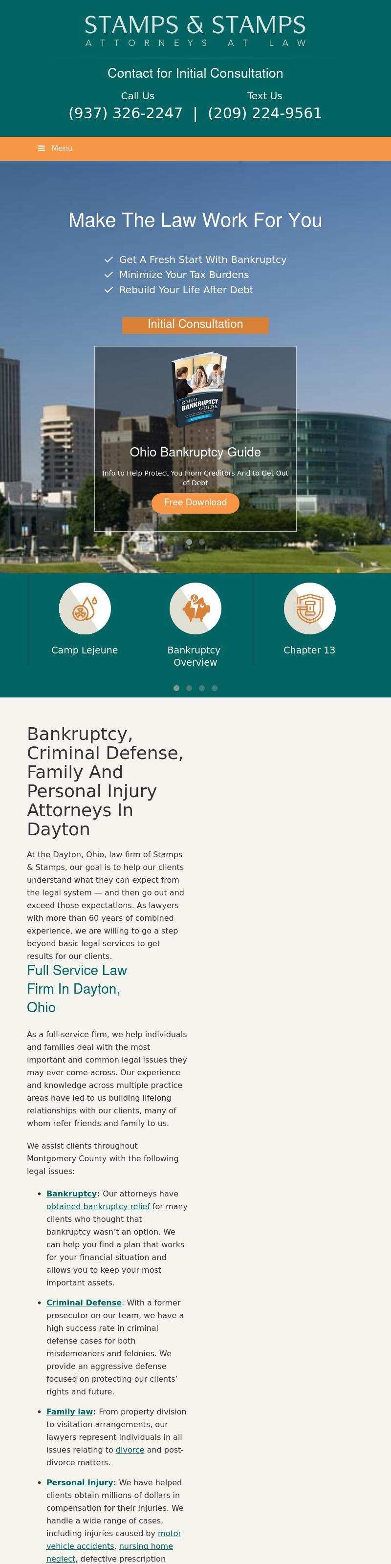 Stamps & Stamps, Attorneys at Law - Dayton OH Lawyers