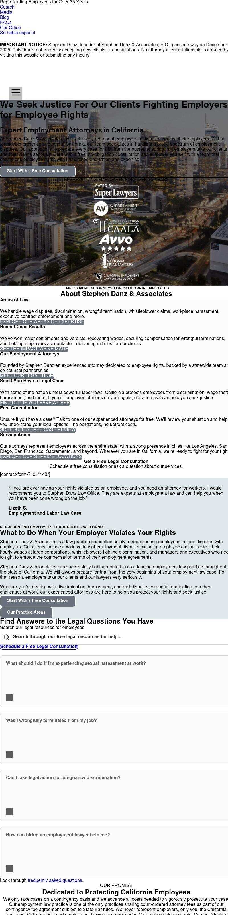 Stephen Danz & Associates - Simi Valley CA Lawyers