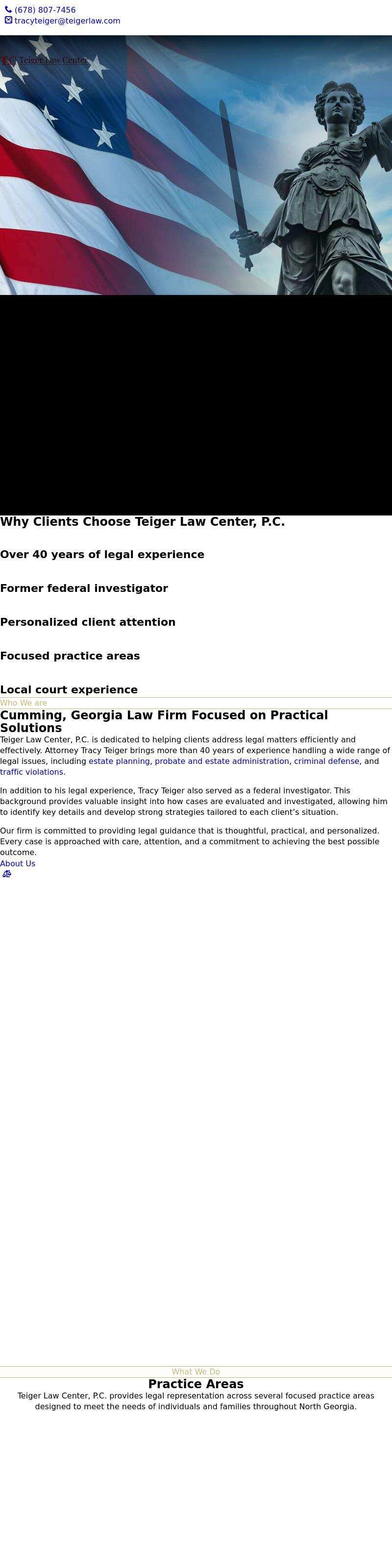 Teiger Law Center, P.C. - Cumming GA Lawyers