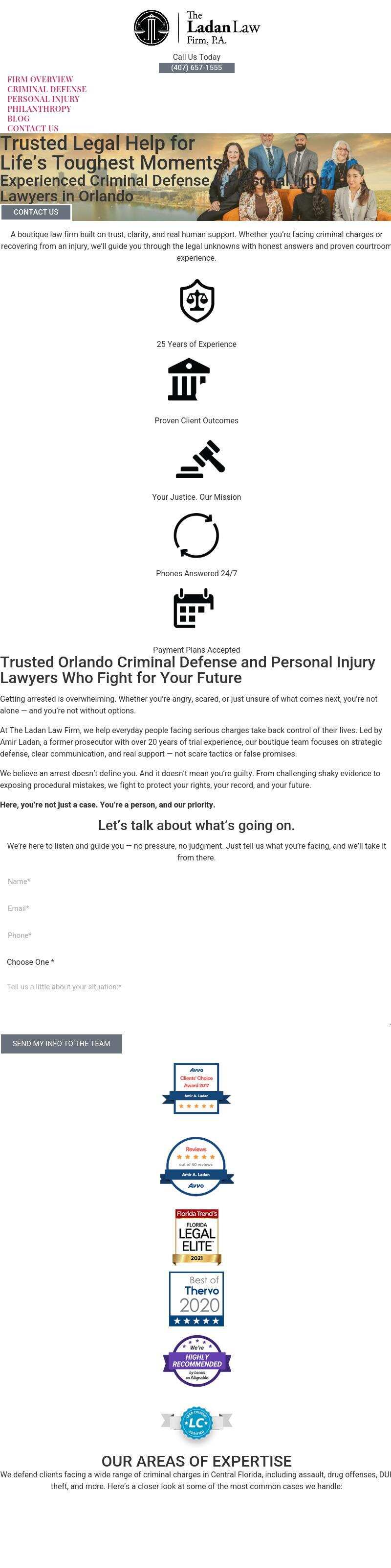 The Ladan Law Firm, P.A. - Orlando FL Lawyers