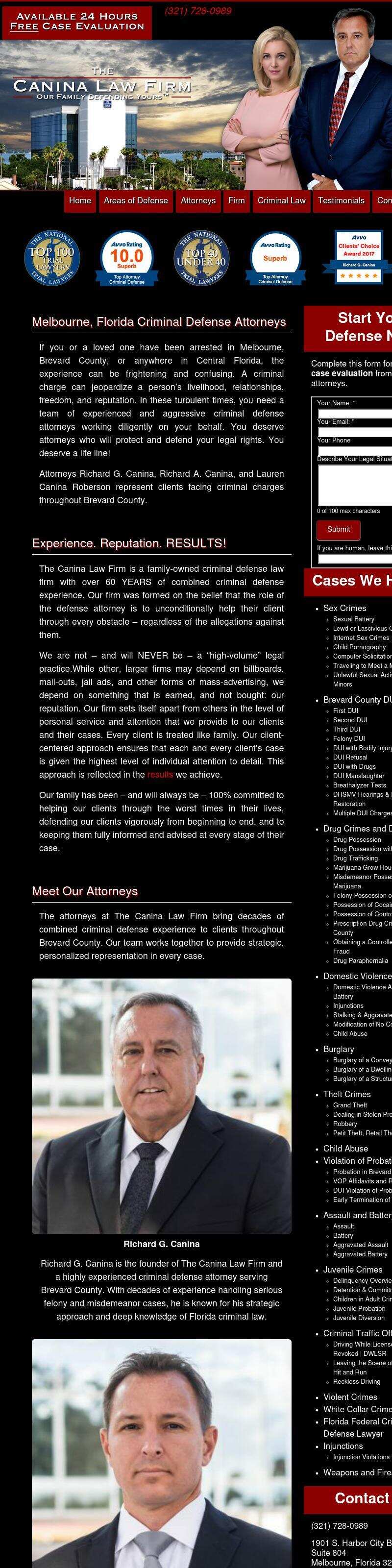 The Law Office of Richard G. Canina - Melbourne FL Lawyers