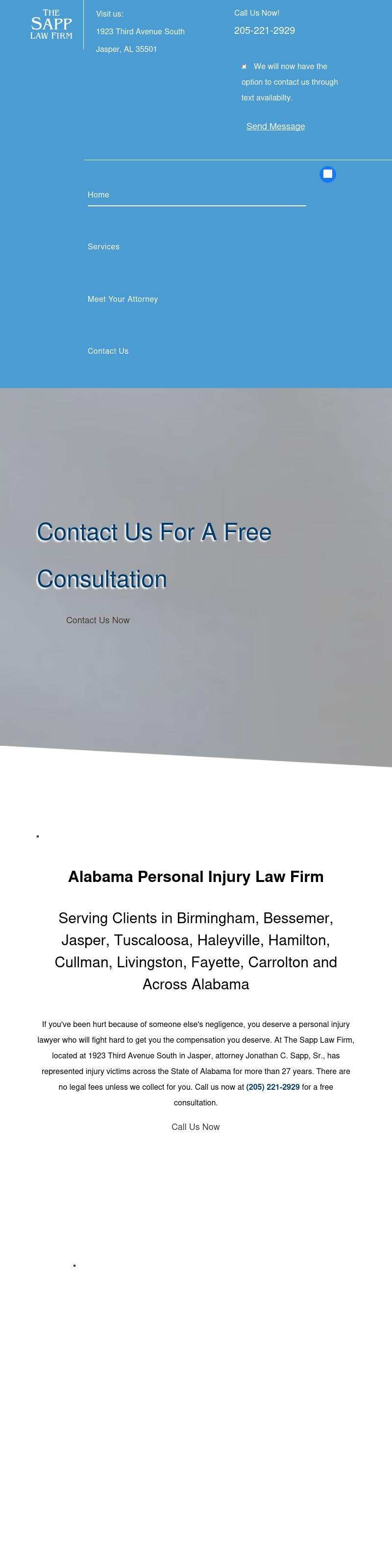 The Sapp Law Firm, L.L.C. - Jasper AL Lawyers
